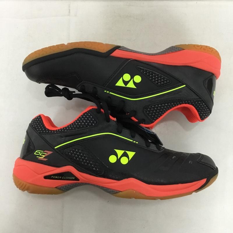 ヨネックス YONEX スニーカー スニーカー SHB65Z パワークッション65Z 25.5cm バドミントンシューズ 箱有 25.5cm ロゴ、文字 黒 / ブラック / X 赤 / レッド / X 黄 / イエロー /  メンズ USED 古着 中古 10149908