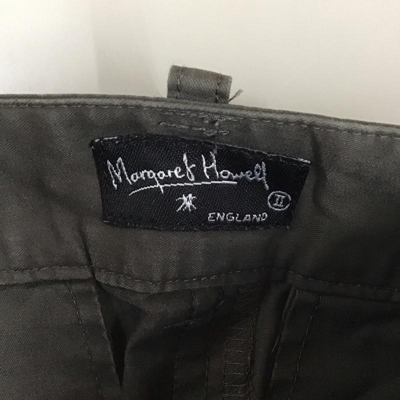 マーガレットハウエル MARGARET HOWELL スカート ミニスカート ミニスカート タイトスカート カジュアルスカート 2 無地 茶 / ブラウン /  レディース USED 古着 中古 10114902