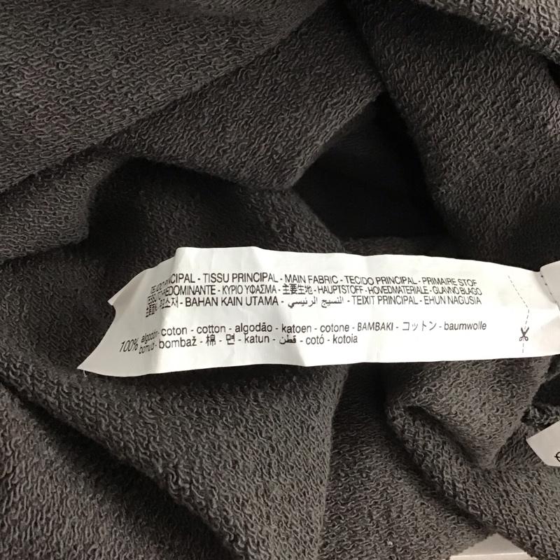 ザラ ZARA ワンピース ひざ丈スカート M ロゴ、文字 X プリント チャコールグレー / チャコールグレー /  レディース USED 古着 中古 10139859