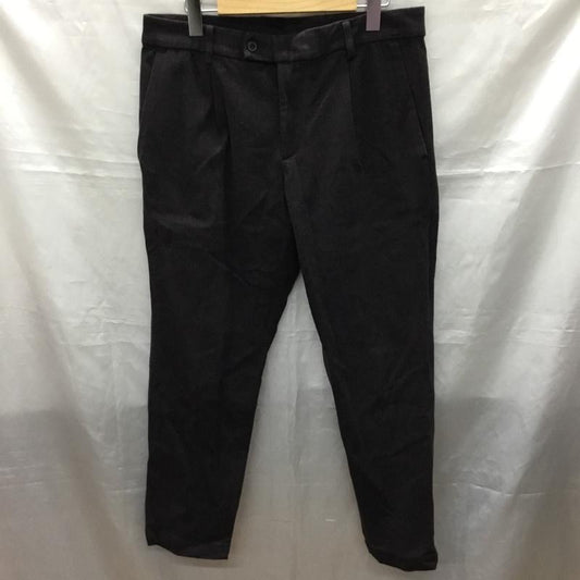 グローバルワーク GLOBAL WORK パンツ スラックス スラックスパンツ ワイドパンツ カジュアルパンツ L 無地 茶 / ブラウン /  メンズ USED 古着 中古 10116162