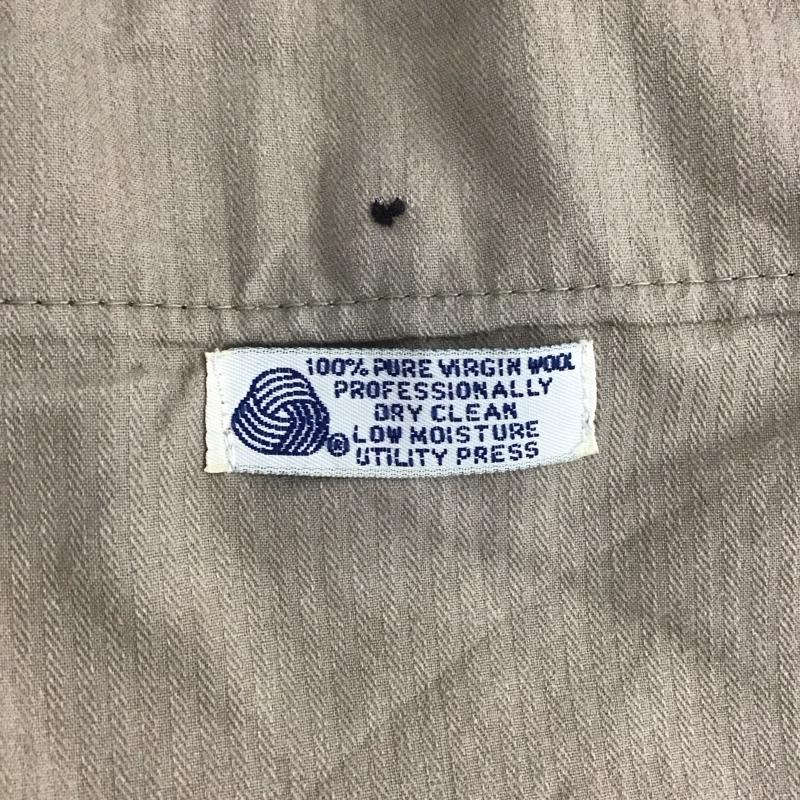 古着 USED パンツ スラックス スラックス ワイドパンツ カジュアルパンツ ストレートパンツ 80s 90s barrybricken 無地 灰 / グレー /  メンズ USED 古着 中古 10106565