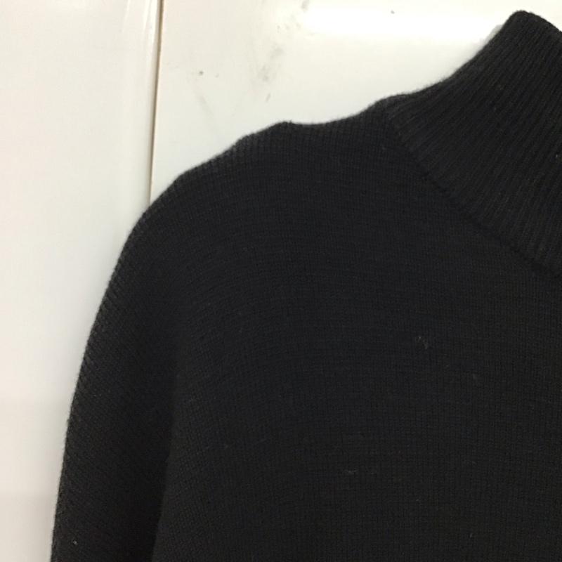スライ SLY ニット、セーター 長袖 スタンドネック 無地 黒 / ブラック /  レディース USED 古着 中古 10119579