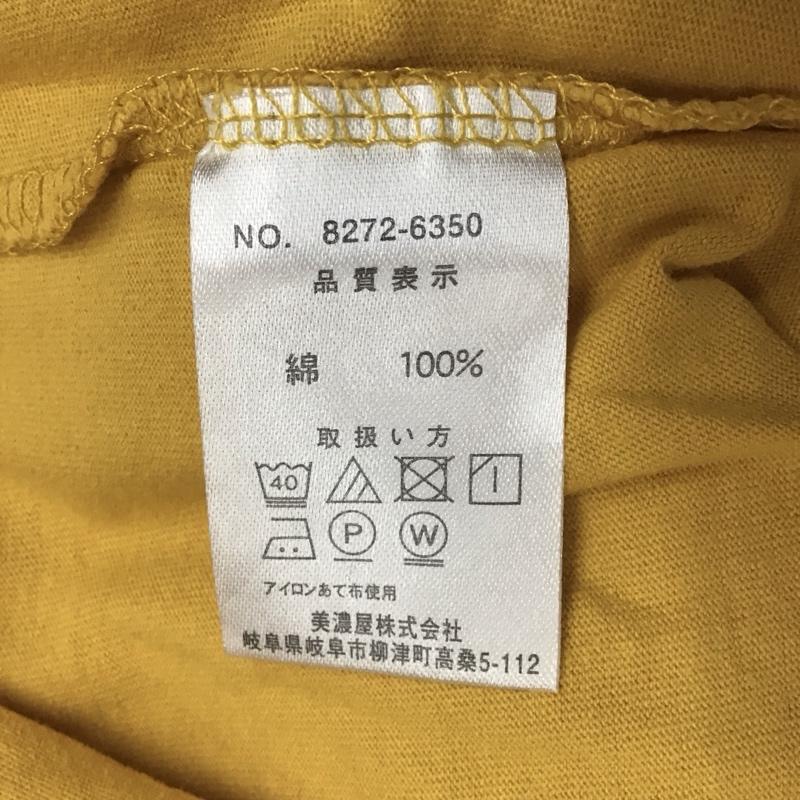 コンバース CONVERSE Tシャツ 半袖 8272-6350 刺繡 クルーネック L ロゴ、文字 橙 / オレンジ /  メンズ USED 古着 中古 10117035