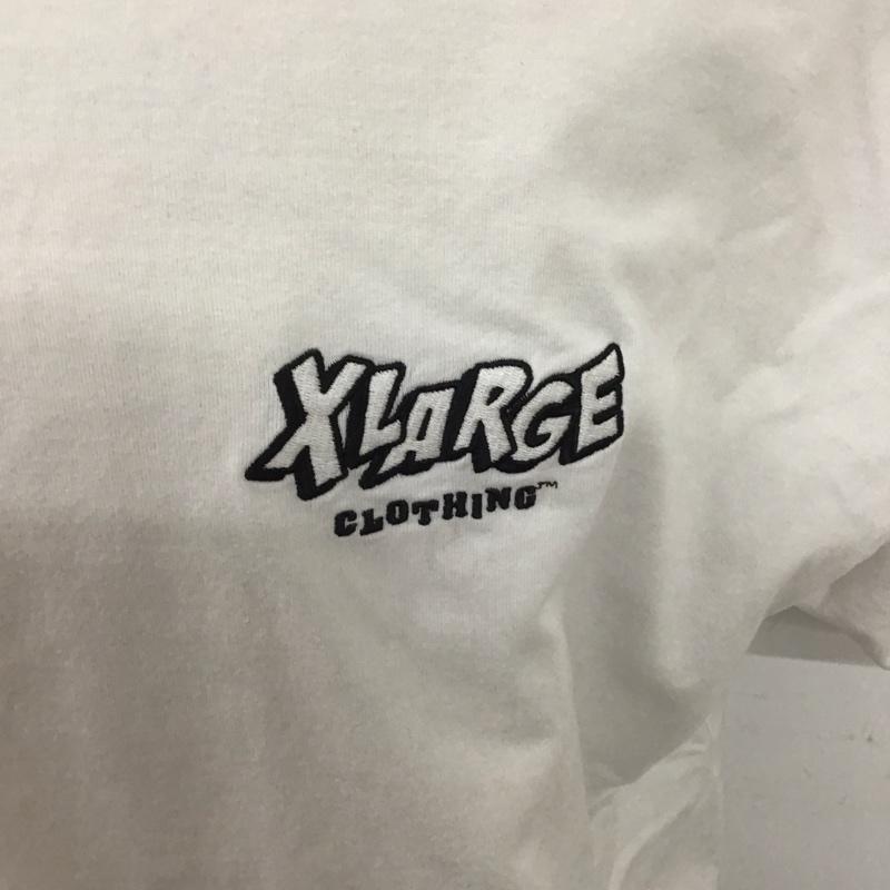 エクストララージ XLARGE Tシャツ 半袖 半袖カットソー プリント XL ロゴ、文字 白 / ホワイト /  メンズ USED 古着 中古 10125308