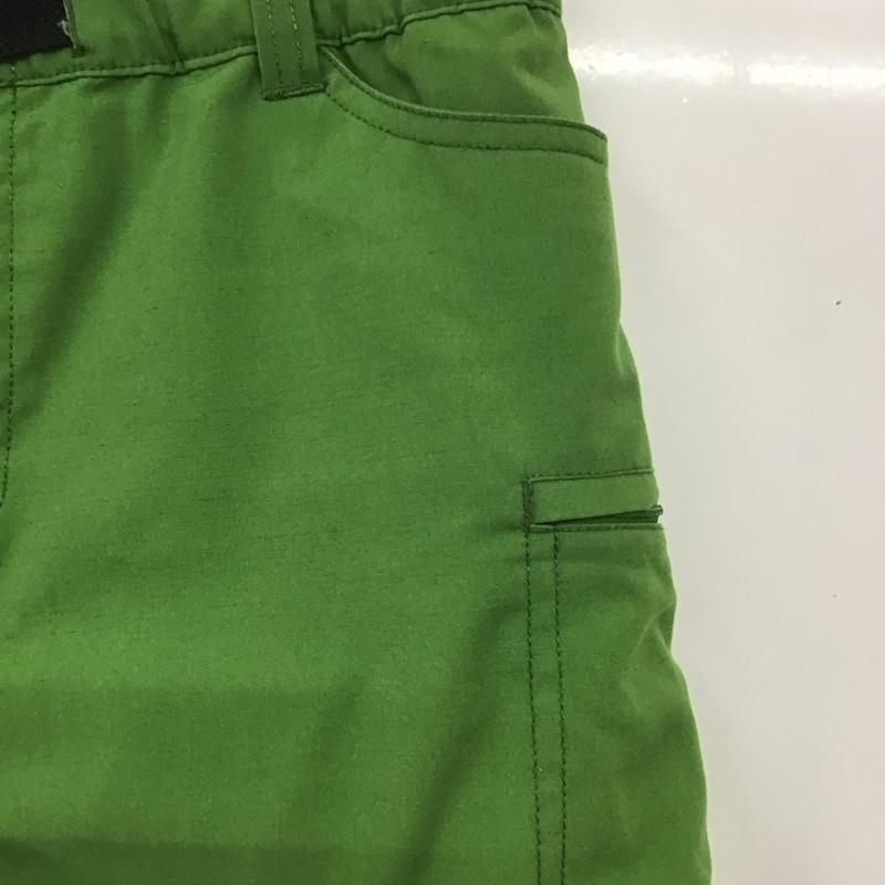 コロンビア Columbia パンツ ショートパンツ ショートパンツ ハーフパンツ カジュアルパンツ L ロゴ、文字 緑 / グリーン /  レディース USED 古着 中古 10128952