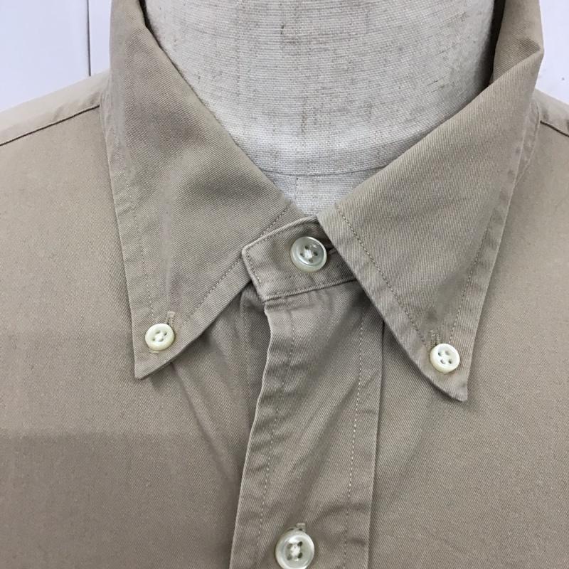 ラルフローレン RALPHLAUREN シャツ、ブラウス 長袖 ボタンダウンシャツ XL 無地 ベージュ / ベージュ /  メンズ USED 古着 中古 10123327