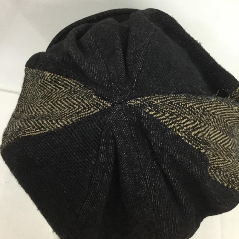 アミナ Amina 帽子 キャップ バクタCAP キャスケット ヘンプ ネパール ワンポイント 黒 / ブラック /  メンズ USED 古着 中古 10150006