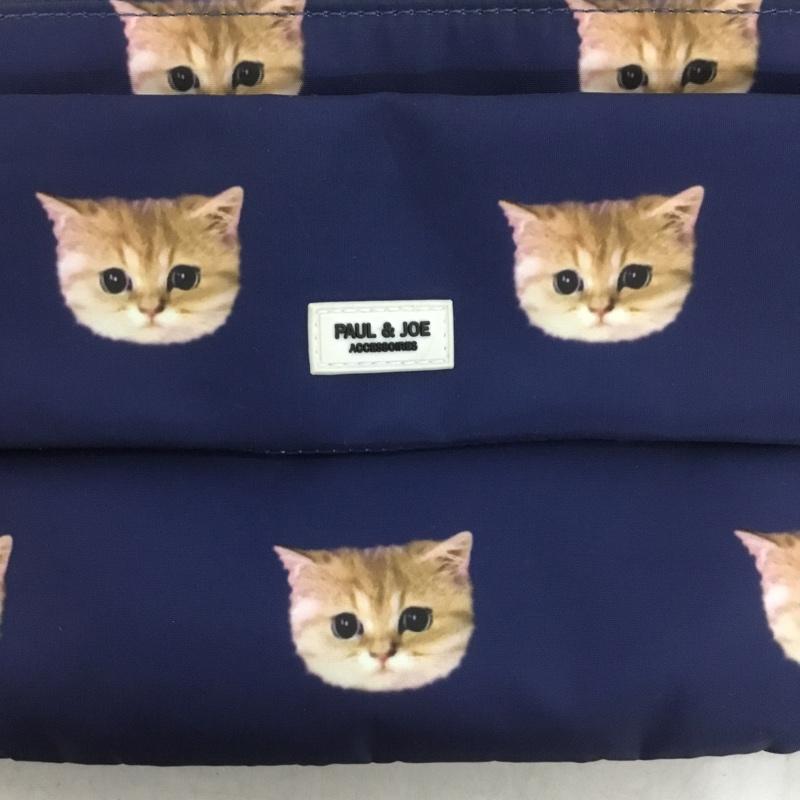 ポール＆ジョー PAUL&JOE ショルダーバッグ ショルダーバッグ ヌネット柄 トラベルウォレット ミラー付き 総柄 青 / ブルー /  レディース USED 古着 中古 10140435