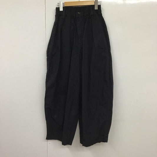 ハーベスティ HARVESTY パンツ ワークパンツ、ペインターパンツ a11905-1 クロップドサーカスパンツ ワイドパンツ 2 無地 紺 / ネイビー /  レディース USED 古着 中古 10130920