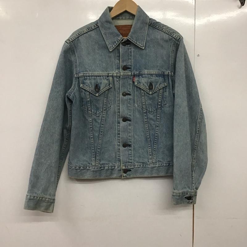 リーバイス Levi s ジャケット、上着 ジャケット、ブレザー 71557-0214 90s 復刻版 デニムジャケット ジージャン 38インチ 38 無地 水色 / ライトブルー /  メンズ USED 古着 中古 10144717