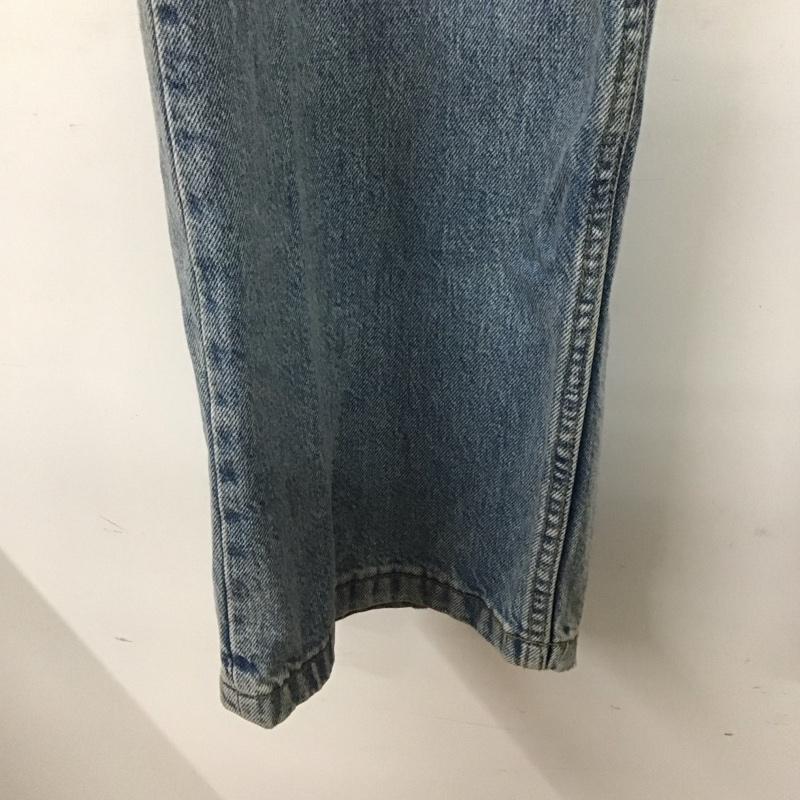 ザラ ZARA パンツ デニム、ジーンズ デニムパンツ ワイドパンツ カジュアルパンツ 38 無地 水色 / ライトブルー /  メンズ USED 古着 中古 10148577