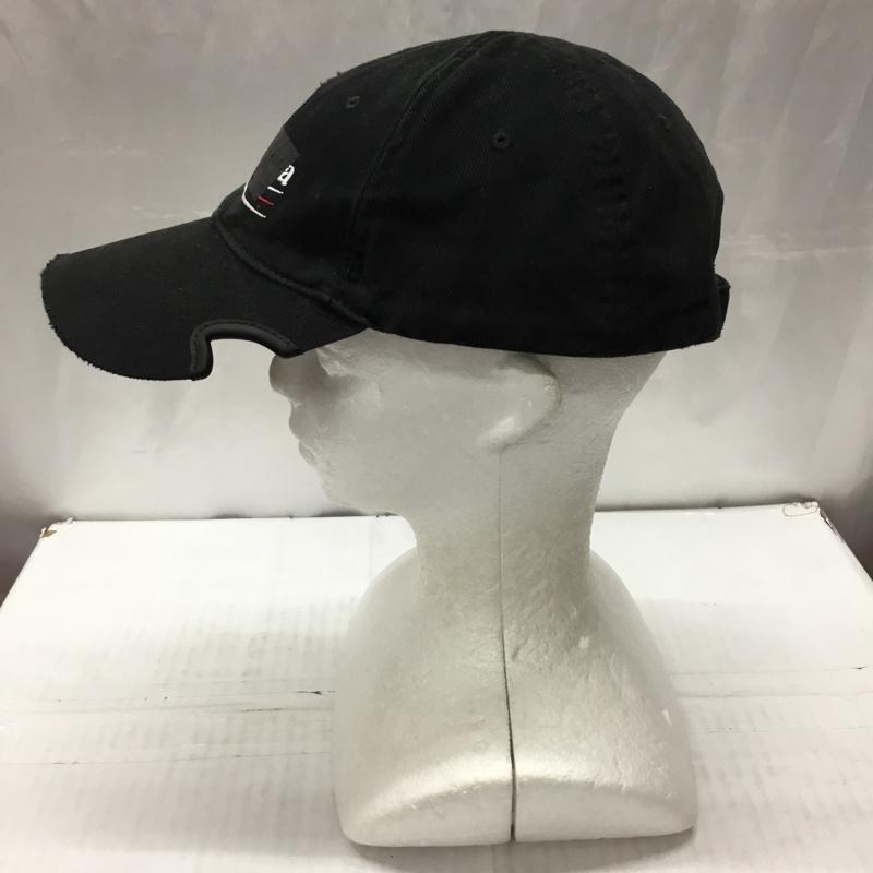 バレンシアガ BALENCIAGA 帽子 キャップ 719364 410B2 HAT GAFFER CAP ロゴ、文字 黒 / ブラック /  メンズ USED 古着 中古 10111058