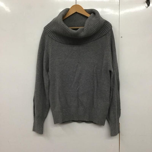 スピック＆スパン Spick & Span ニット、セーター 長袖 23-080-200-5360-3-0 タートルネック 無地 灰 / グレー /  レディース USED 古着 中古 10142012