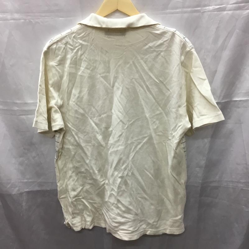 チャップスラルフローレン CHAPSRALPHLAUREN ポロシャツ 半袖 L  オフホワイト / オフホワイト /  メンズ USED 古着 中古 10110618