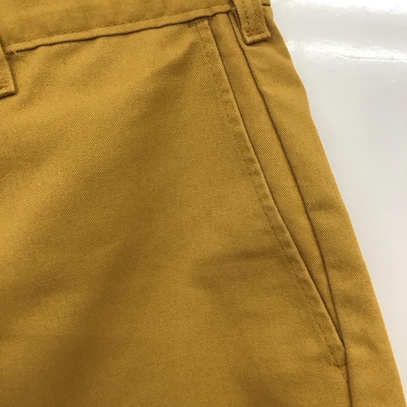 ディッキーズ Dickies パンツ ショートパンツ ショートパンツ ハーフパンツ カジュアルパンツ 30インチ ロゴ、文字 黄 / イエロー /  メンズ USED 古着 中古 10119704