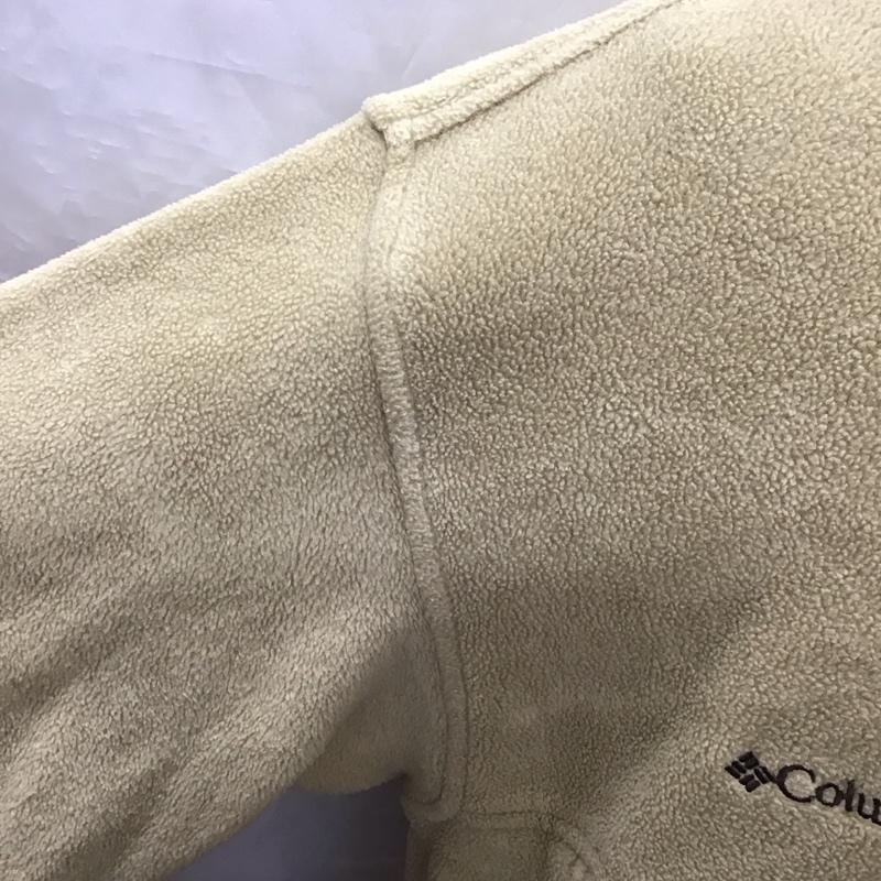 コロンビア Columbia ジャケット、上着 ジャンパー、ブルゾン フリース L 無地 ベージュ / ベージュ /  メンズ USED 古着 中古 10122066