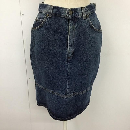 リーバイス Levi s スカート ひざ丈スカート デニムスカート 無地 青 / ブルー /  レディース USED 古着 中古 10117682