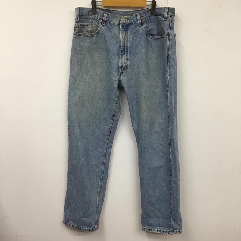 リーバイストラウスアンドコー Levi Strauss & co. パンツ デニム、ジーンズ デニムパンツ ストレートパンツ ワイドパンツ カジュアルパンツ 38 無地 インディゴ / インディゴ /  メンズ USED 古着 中古 10116185