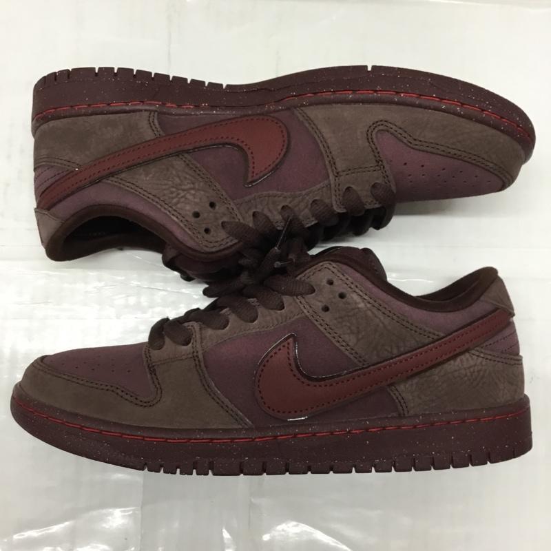 ナイキ NIKE スニーカー スニーカー FN0619 600 SB DUNK LOW PRM 27cm 箱有 27.0cm 無地 えんじ / ワインレッド /  メンズ USED 古着 中古 10106854
