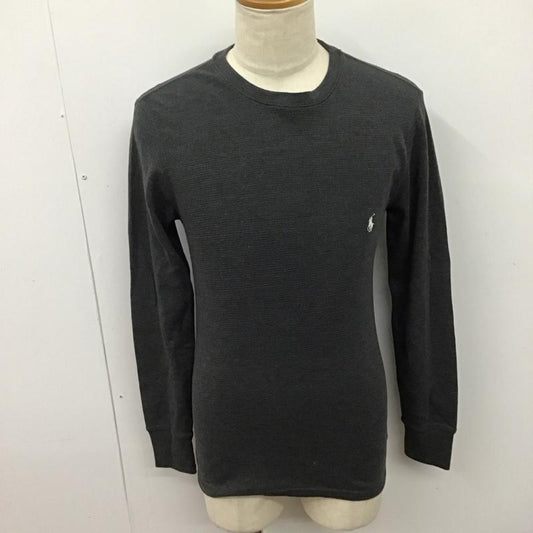 ポロラルフローレン POLO RALPH LAUREN カットソー 長袖 長袖カットソー クルーネックカットソー ロングスリーブカットソー S ロゴ、文字 灰 / グレー /  メンズ USED 古着 中古 10123901