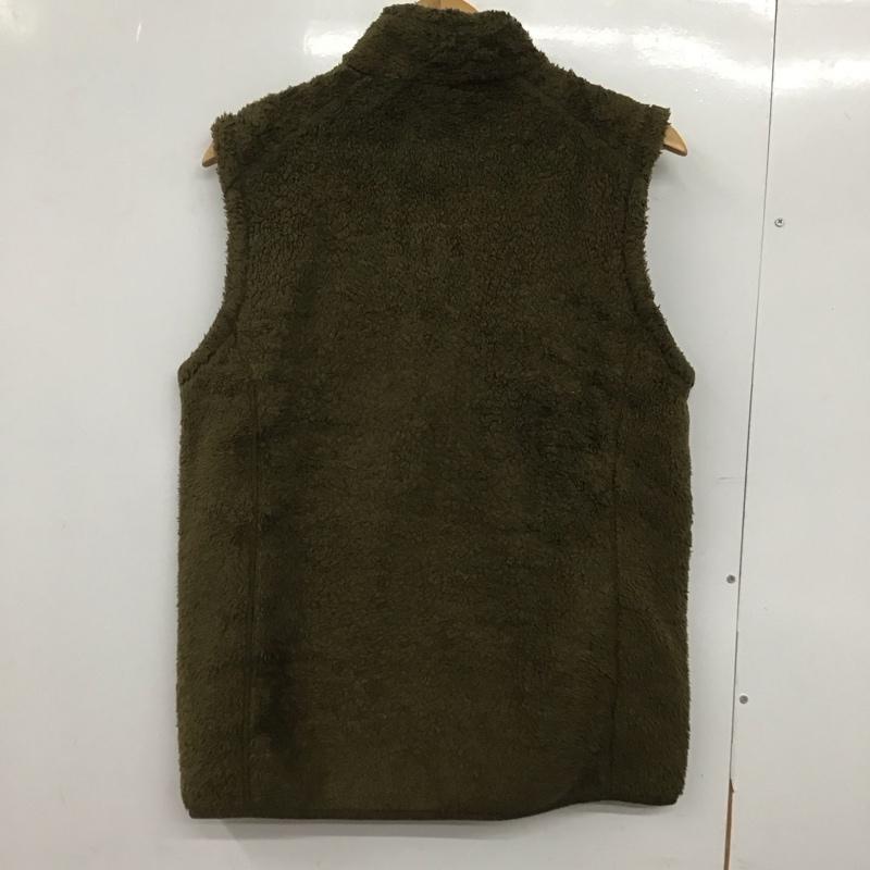 パタゴニア patagonia ベスト ベスト 25926fa18 18AWLosGustVEST ジップアップフリースベスト M ロゴ、文字 カーキ / カーキ /  メンズ USED 古着 中古 10145942