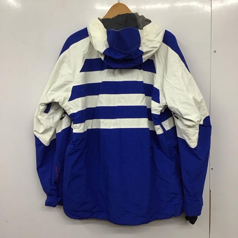 ヘリーハンセン HELLY HANSEN ジャケット、上着 ジャケット、ブレザー ジップアップジャケット ナイロンジャケット アウター M ボーダー柄 白 / ホワイト / X 青 / ブルー /  メンズ USED 古着 中古 10137209