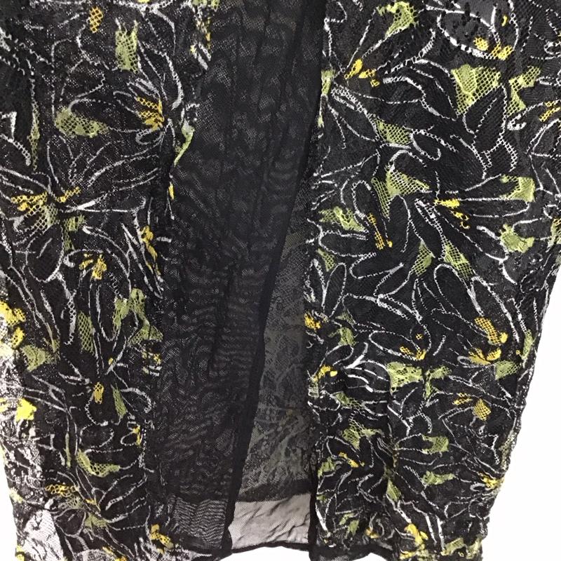 スライ SLY ボトムス ボトムス 030bsa31-2950 PASSIONATE LACE SLIT PT 2 総柄 黒 / ブラック /  レディース USED 古着 中古 10150466