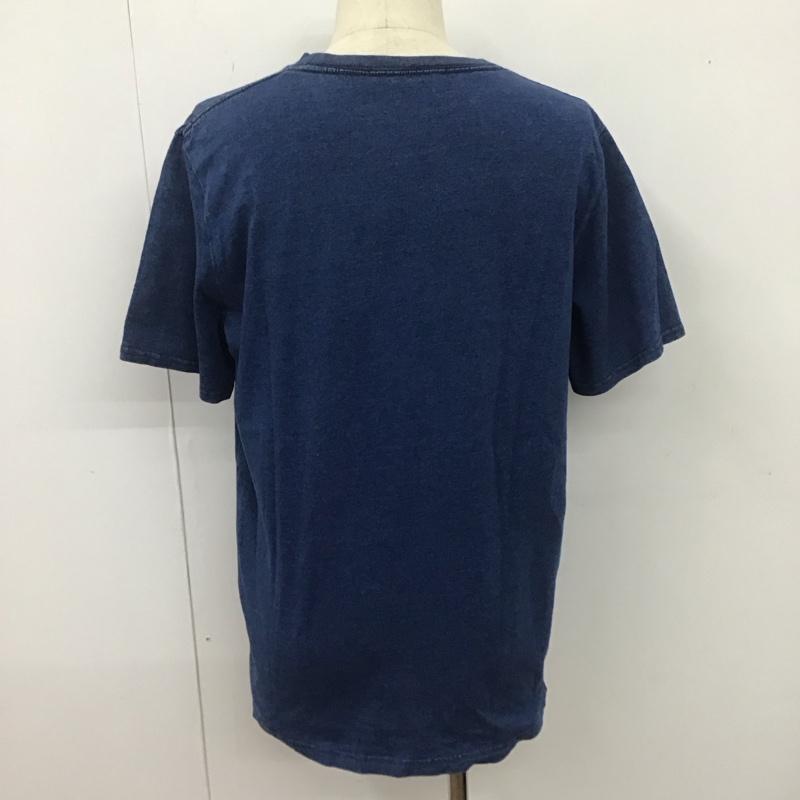 ナノユニバース nano・universe Tシャツ 半袖 半袖カットソー クルーネックカットソー 無地Tシャツ XL 無地 インディゴ / インディゴ /  メンズ USED 古着 中古 10107133