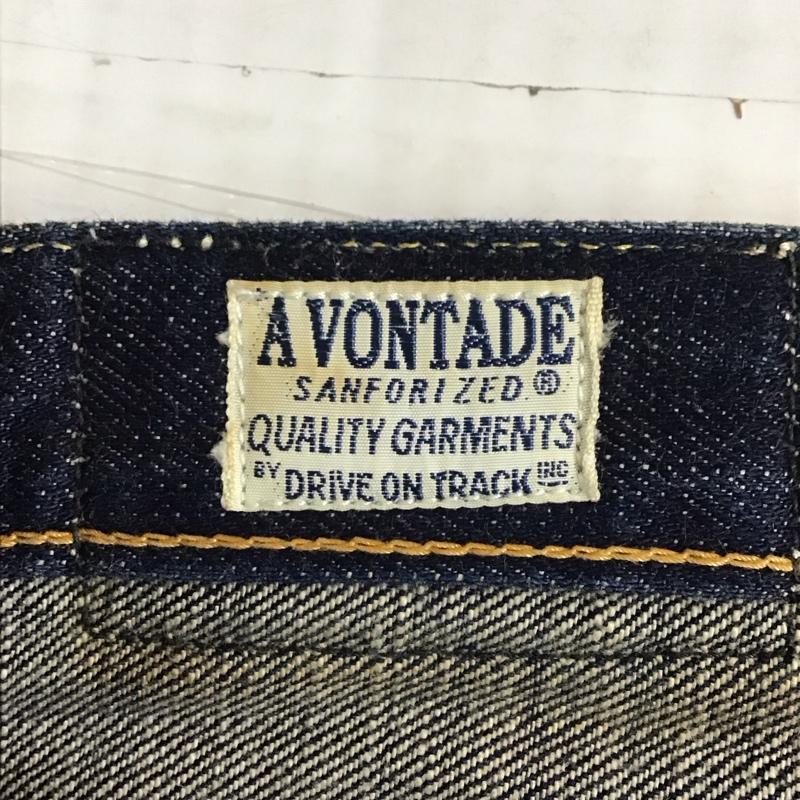 アボンタージ A VONTADE パンツ デニム、ジーンズ デニムパンツ スリムパンツ ジーンズ カジュアルパンツ ストレートパンツ 29インチ 無地 インディゴ / インディゴ /  メンズ USED 古着 中古 10111658