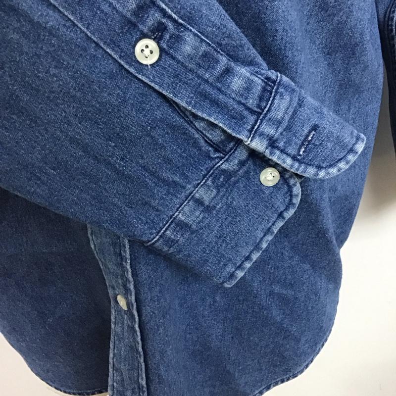 ラルフローレン RALPHLAUREN シャツ、ブラウス 長袖 長袖シャツ デニムシャツ カラーシャツ S ロゴ、文字 インディゴ / インディゴ /  メンズ USED 古着 中古 10126280