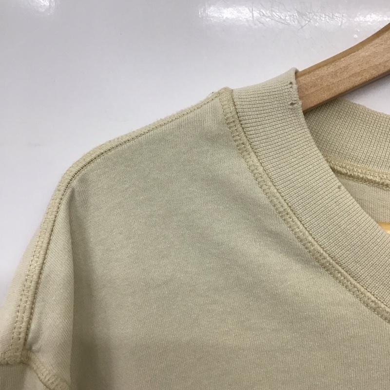 アミアレクサンドルマテュッシ AMI Alexandre Mattiussi カットソー 長袖 長袖カットソー 無地カットソー クルーネック M ロゴ、文字 ベージュ / ベージュ /  メンズ USED 古着 中古 10142356