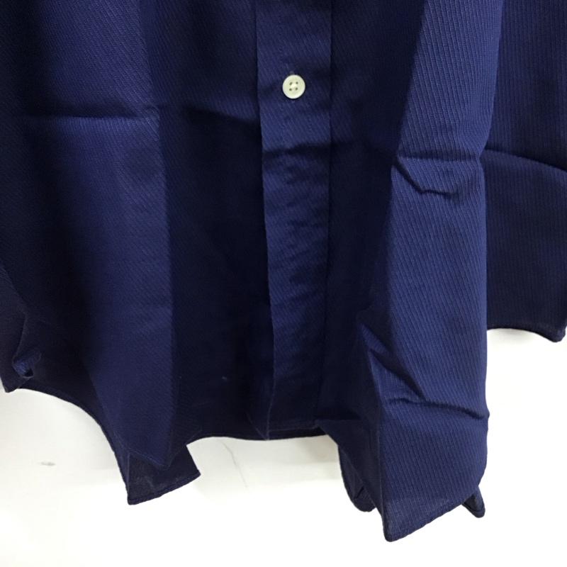 アクアスキュータム Aquascutum シャツ、ブラウス 長袖 長袖シャツ 無地シャツ カラーシャツ 無地 紺 / ネイビー /  メンズ USED 古着 中古 10131170