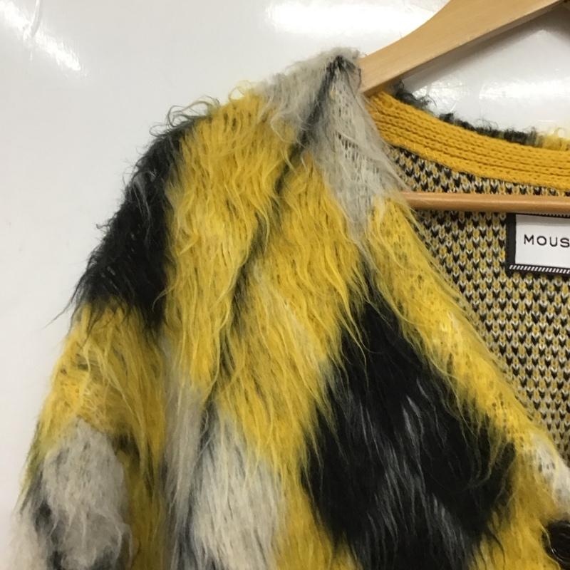マウジー MOUSSY カーディガン 長袖 010gaj70-5420-1 長袖カーディガン 長袖ニットカーディガン FREE プリント マルチカラー / マルチカラー /  レディース USED 古着 中古 10147246