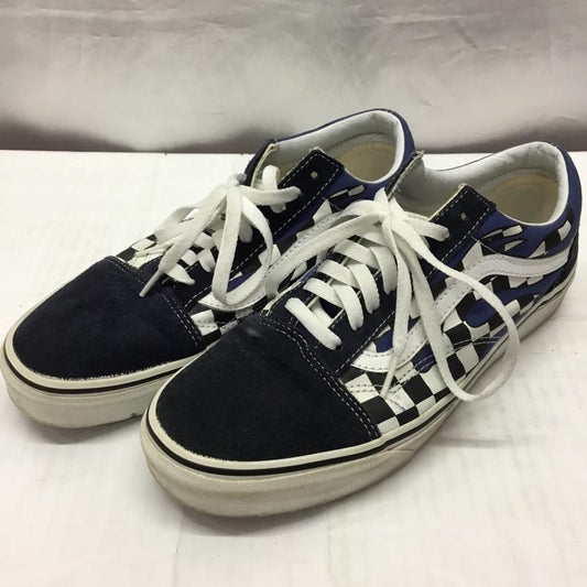 バンズ VANS スニーカー スニーカー 500714 OLD SKOOL 27cm 27.0cm チェック 紺 / ネイビー / X 白 / ホワイト /  メンズ USED 古着 中古 10113952