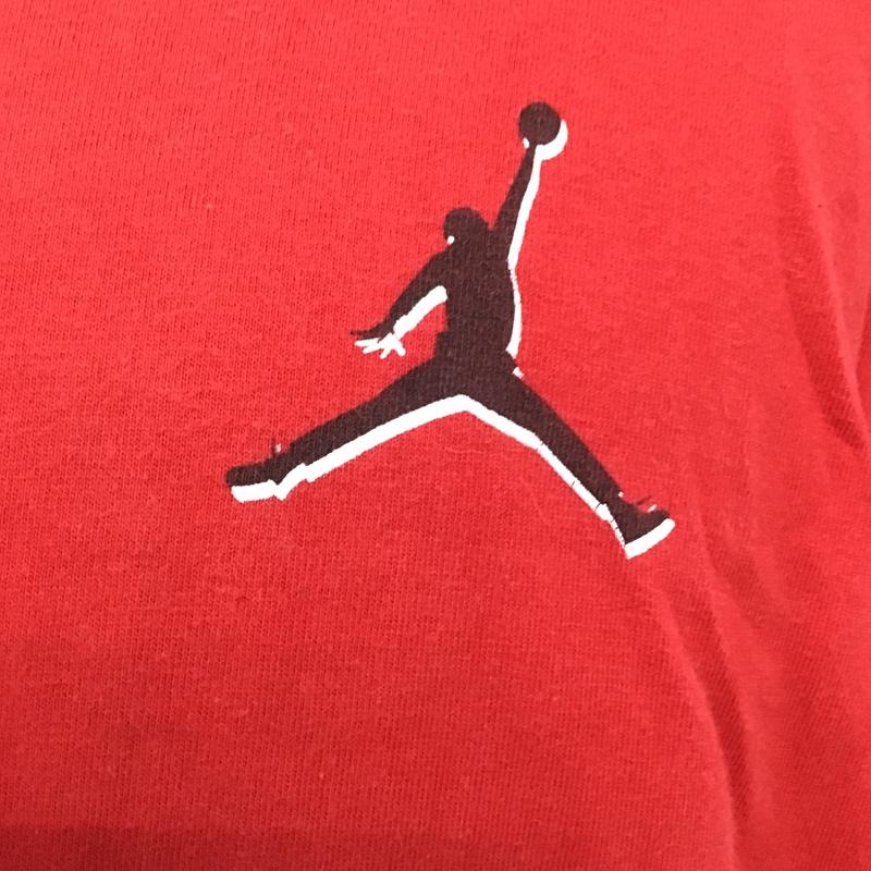 ナイキ NIKE Tシャツ 半袖 90s JORDAN USA製 プリント 赤 / レッド /  メンズ USED 古着 中古 10105744