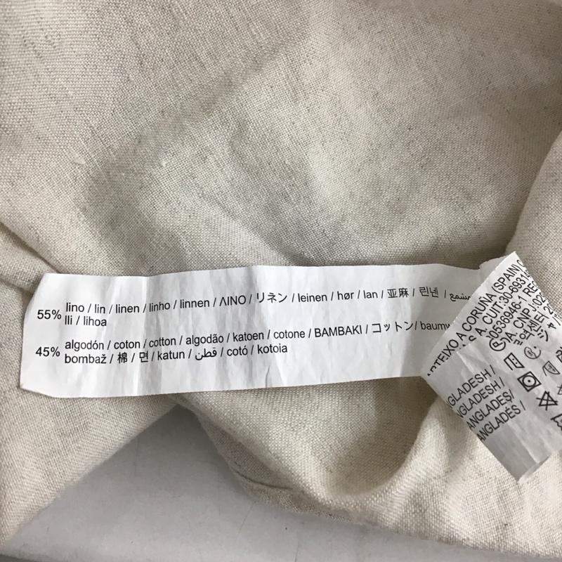 ザラ ZARA シャツ、ブラウス 長袖 長袖シャツ 無地シャツ カラーシャツ M 無地 白 / ホワイト /  メンズ USED 古着 中古 10131007