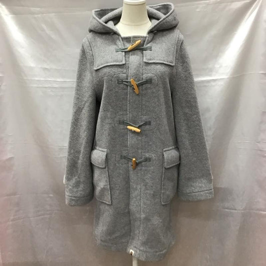 アベイシングエイプ A BATHING APE コート コート一般 XS ロゴ、文字 灰 / グレー /  メンズ USED 古着 中古 10114862