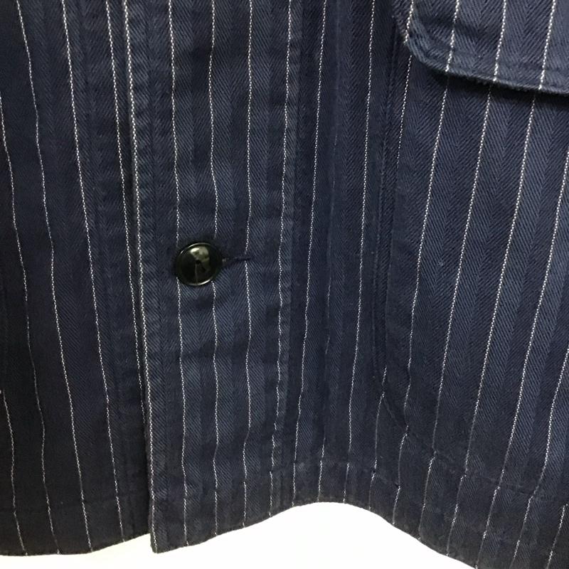 テンダーロイン TENDERLOIN コート コート一般 M ロゴ、文字 紺 / ネイビー /  メンズ USED 古着 中古 10141123