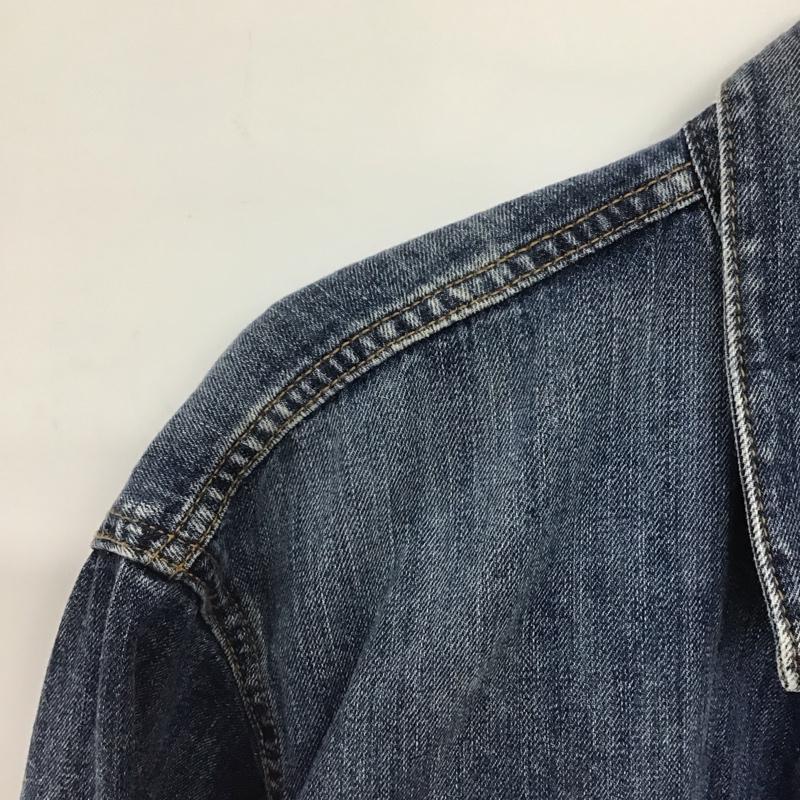 ギャップ GAP ジャケット、上着 ジャケット、ブレザー デニムジャケット Gジャン L 無地 インディゴ / インディゴ /  レディース USED 古着 中古 10149391