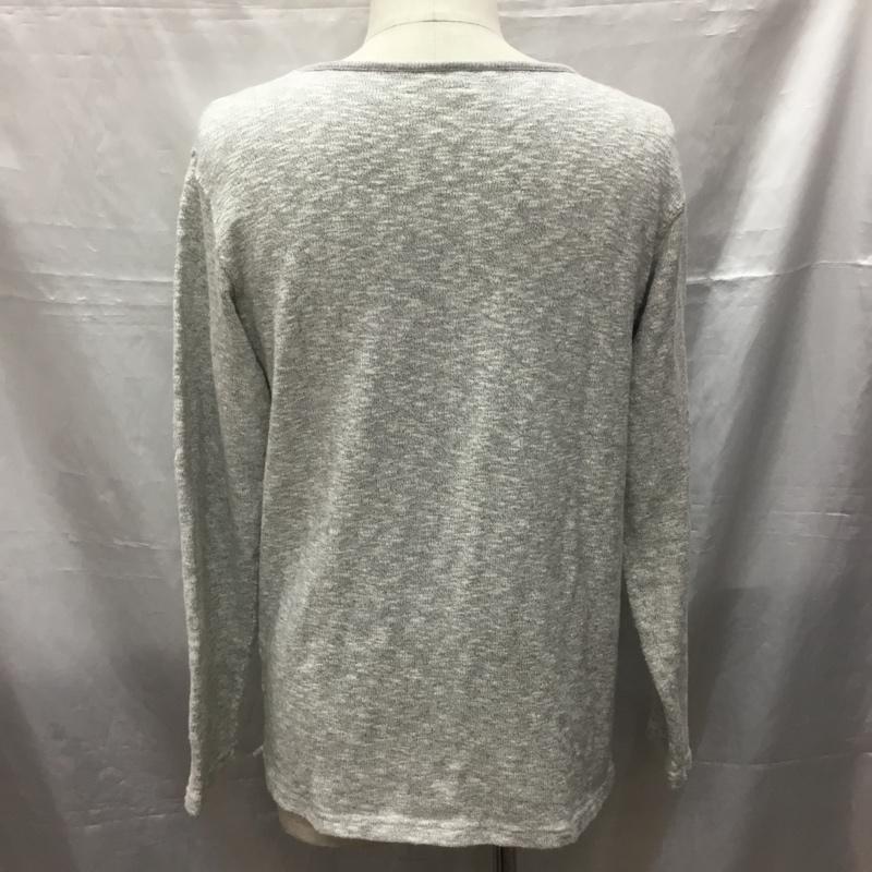 古着 USED カットソー 長袖 長袖カットソー クルーネックカットソー ロングスリーブカットソー vieasy 5 無地 灰 / グレー /  メンズ USED 古着 中古 10115775