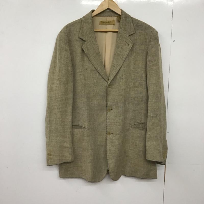 ディーケーエヌワイ DKNY ジャケット、上着 ジャケット、ブレザー カジュアルジャケット アウター カラージャケット M 無地 ベージュ / ベージュ /  メンズ USED 古着 中古 10148134