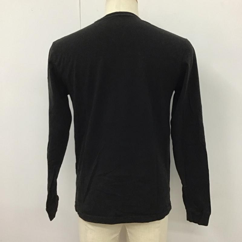 ステューシー STUSSY カットソー 長袖 長袖カットソー クルーネックカットソー ロングスリーブカットソー プリントTシャツ M プリント 黒 / ブラック /  メンズ USED 古着 中古 10119958
