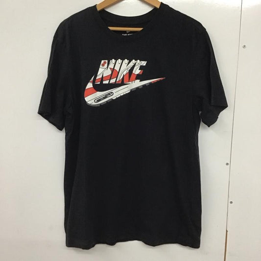 ナイキ NIKE Tシャツ 半袖 ct5657-010 半袖カットソー プリントTシャツ クルーネック L プリント 黒 / ブラック /  メンズ USED 古着 中古 10133493