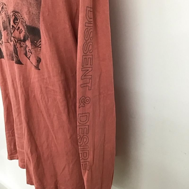 オベイ OBEY カットソー 長袖 長袖カットソー プリントカットソー クルーネック L プリント マルチカラー / マルチカラー /  メンズ USED 古着 中古 10127736