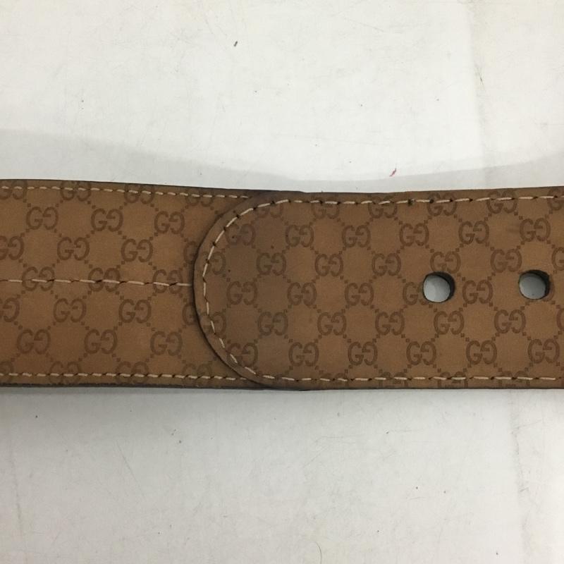 グッチ GUCCI ベルト・バックル ベルト 181465 1766 ロゴ、文字 黒 / ブラック /  レディース USED 古着 中古 10138491