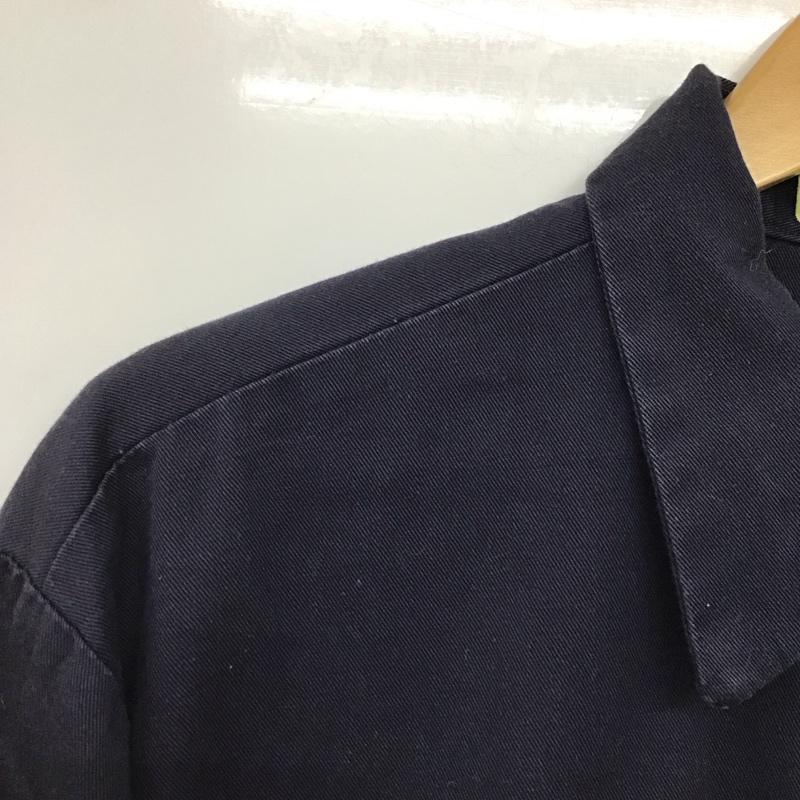 シンタス CiNTAS シャツ、ブラウス 長袖 長袖シャツ 無地シャツ カラーシャツ 古着 XL ロゴ、文字 紺 / ネイビー /  メンズ USED 古着 中古 10141741