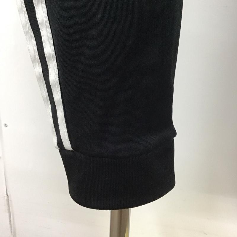 アディダス adidas ボトムス ボトムス GF0210 トラックパンツ ジャージ L ロゴ、文字 黒 / ブラック / X 白 / ホワイト /  メンズ USED 古着 中古 10112216