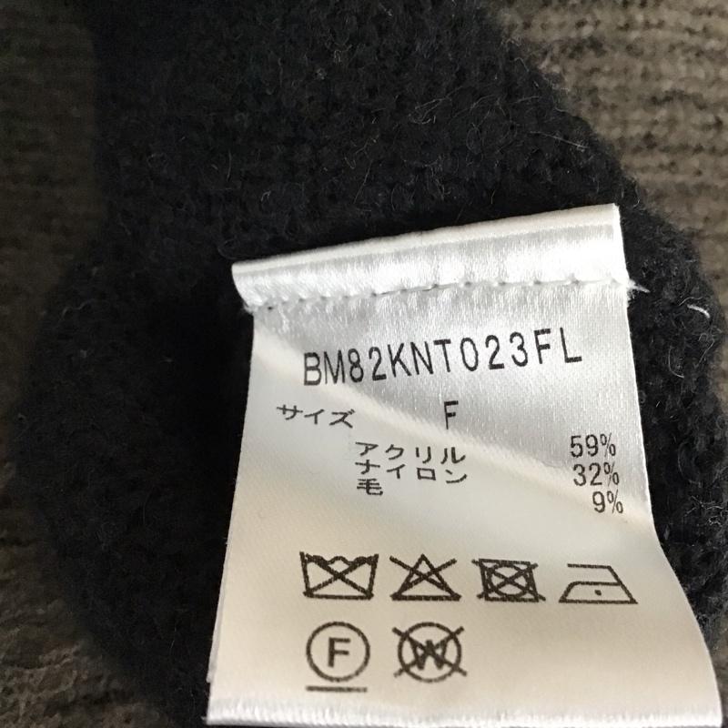 ナノユニバース nano・universe ニット、セーター 長袖 FREE  黒 / ブラック /  レディース USED 古着 中古 10119364