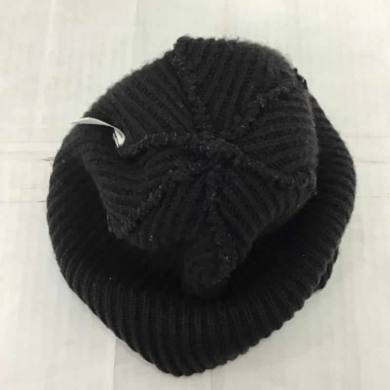 ラディアル RADIALL 帽子 ニット帽 RAD-23AW-HAT009 ワッチキャップ ロゴ、文字 黒 / ブラック /  メンズ USED 古着 中古 10122587