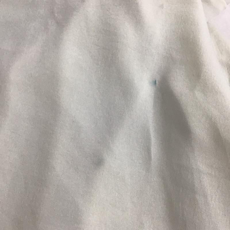 マウジー MOUSSY ワンピース ロングスカート 010FSS30-2020 WAIST TUCK SHIRT DRESS フレンチスリーブ 襟付き 1 無地 オフホワイト / オフホワイト /  レディース USED 古着 中古 10142267